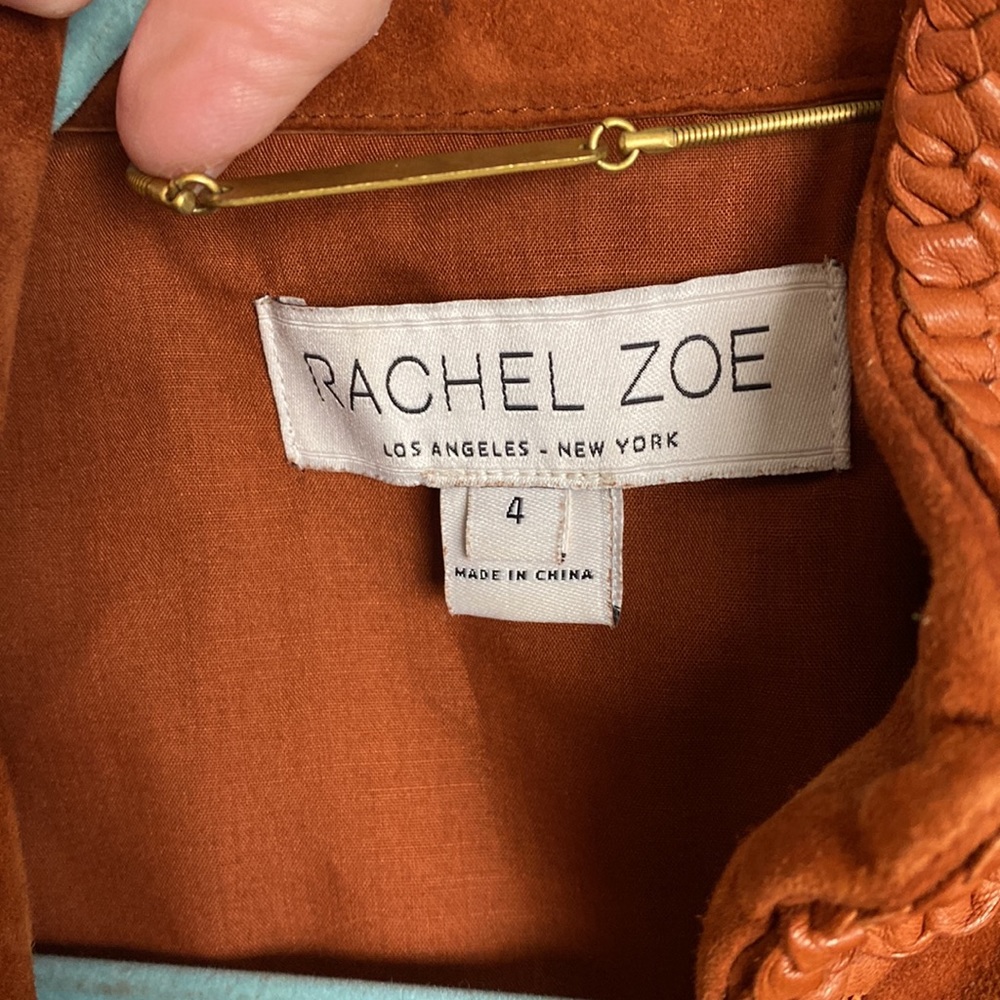 Rachel Zoe fringe suede 4 boho chic leather - Picture 9 of 15
